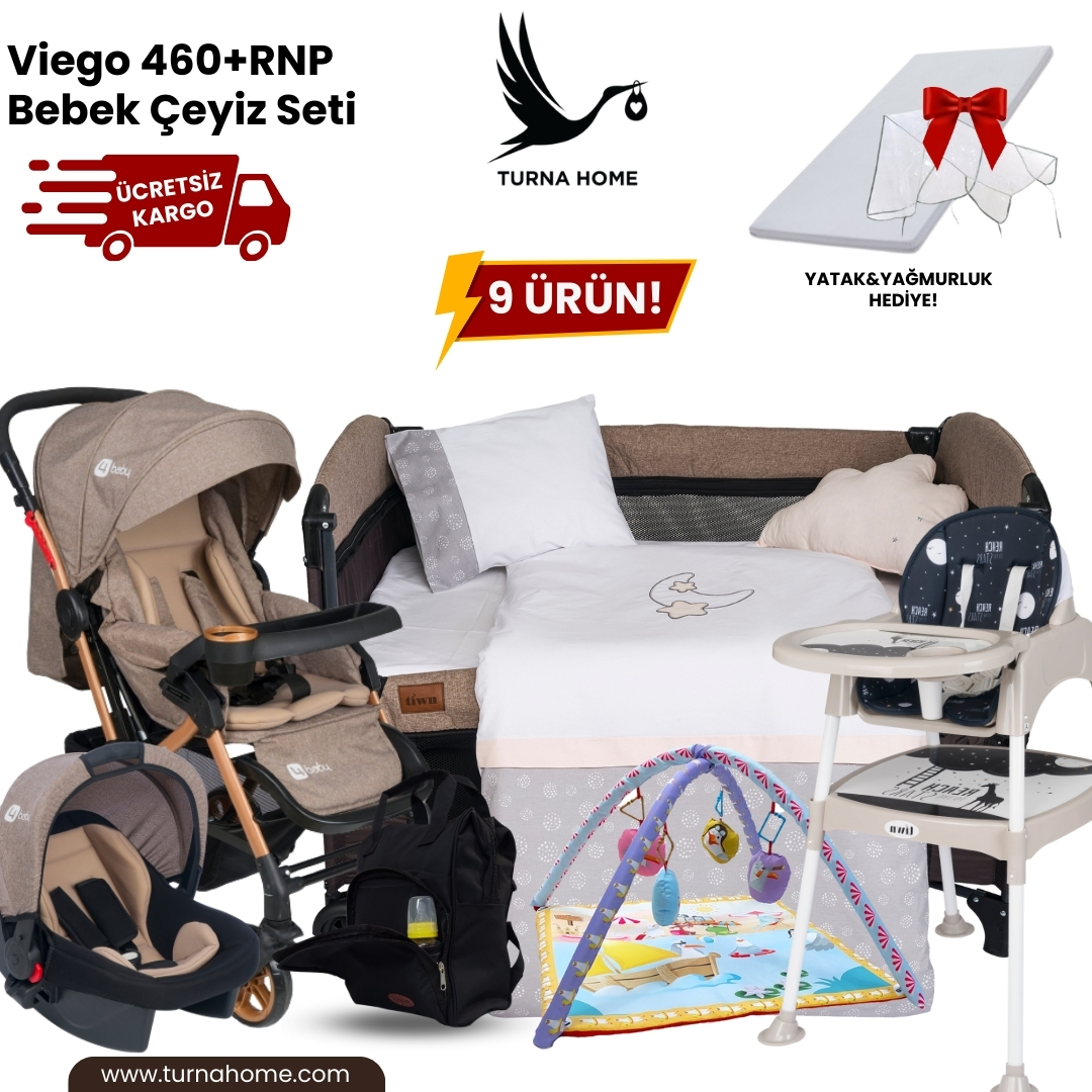 Viego%20460+RNP%20Bebek%20Çeyiz%20Paketi%20-Kahverengi