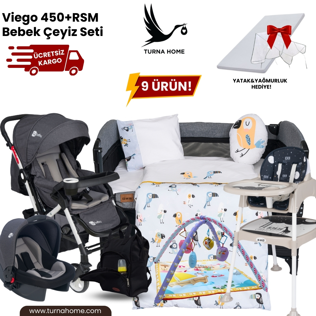 Viego%20450+RSM%20Bebek%20Çeyiz%20Paketi%20-Antrasit