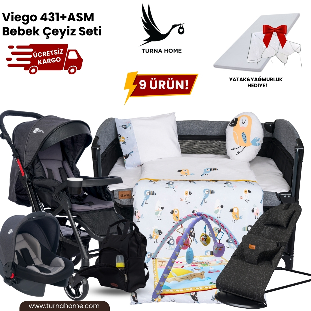 Viego%20431+ASM%20Bebek%20Çeyiz%20Paketi%20-Antrasit