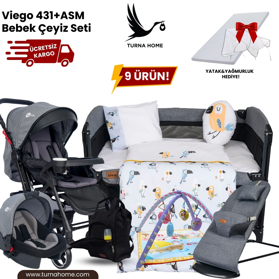 Viego%20431+ASM%20Bebek%20Çeyiz%20Paketi%20-Gri